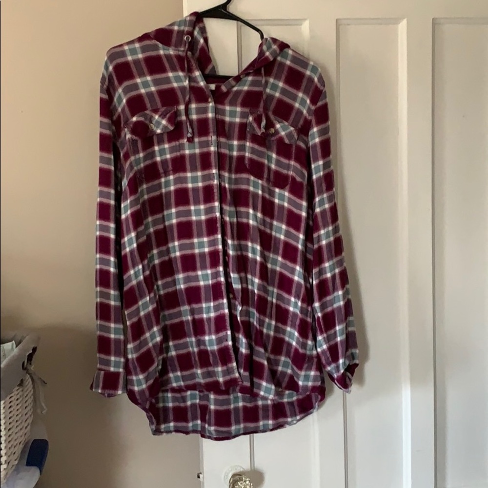 Maurices Flannel Top